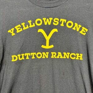 Yellowstone Dutton Ranch Graphic Tee‎ TV Show Black T-Shirt Sz XL